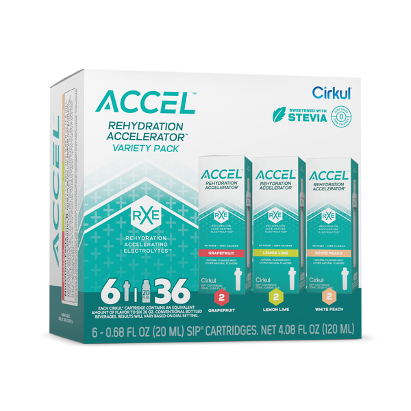 Набор из 6 картриджей для бутылки Cirkul Accel Variety Pack