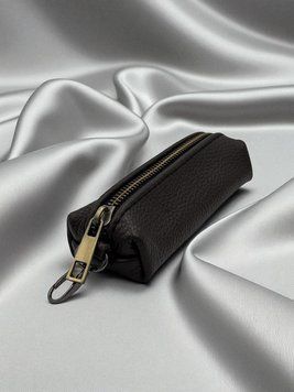 Мужская ключница из натуральной кожи коричневая SKILL SKL-044