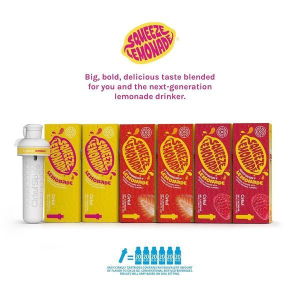 Набор из 6 картриджей для бутылки Cirkul Squeeze Lemonade Variety Pack