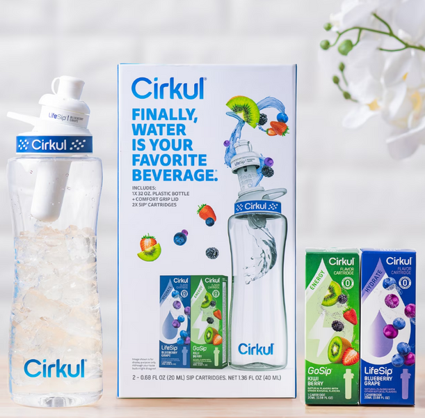 Стартовий набір Cirkul Starter Kit пляшка 950 мл + 2 смаки